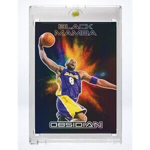 Kobe Bryant Custom Color Burst Holographic Art Card | SP Lakers Collectible